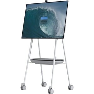 Steelcase Roam Mobile Stand For Microsoft Surface Hub 2 - 65.4" Height x 26.5" Width x 30.4" Depth - Arctic White, Gray, S