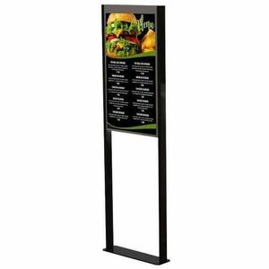 Peerless-AV® Floor Window Display Mount for Samsung OM55N-D Double-Sided Display - 55" Screen Support - 100.09 lb Load Cap
