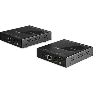 StarTech.com HDMI KVM Extender over IP Network - 4K 30Hz HDMI and USB over IP LAN or Cat5/Cat6 Ethernet (100m/330ft) - Rem