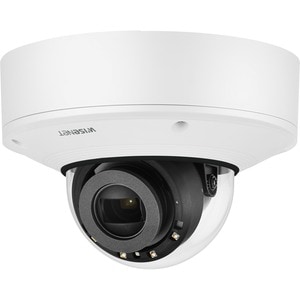 Wisenet XNV-6081R 2 Megapixel Outdoor HD Network Camera - Color, Monochrome - Dome - White - 164.04 ft Infrared - MJPEG, H