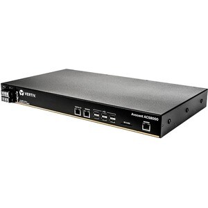 32-PORT ACS8000 CONS. SYSTEM W/ DUAL DC POWER SUP. ANAL. MODEM