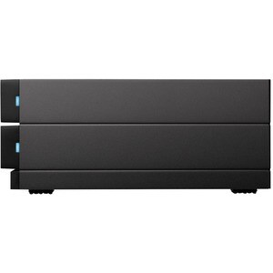 LaCie 2big STHJ8000800 2 x Total de compartimentos Sistema de armazenamento DAS - 8 TB HDD Secretária - 16 TB Supported HD