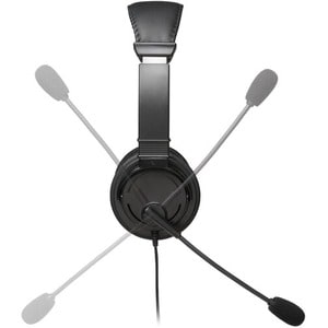 Kensington Hi-Fi Headphones with Mic - Stereo - Mini-phone (3.5mm) - Wired - Over-the-head - Binaural - Circumaural - 182.