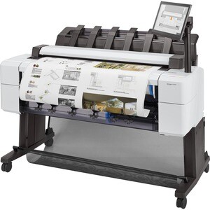 Impresora de gran formato de inyección de tinta HP Designjet T2600dr PostScript - Includes Impresora, Escáner, Copiadora -