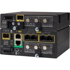 Routeur Cisco IR1101 - 5 Ports - 5 RJ-45 Port(s) - Port de gestion - 2 - Gigabit Ethernet - Fixation au mur