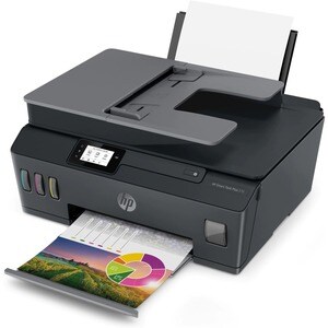 HP 570 Kabellos Smart Tank Plus - Tintenstrahl-Multifunktionsdrucker - Farbe - Kopierer/Drucker/Scanner - 22 Seiten/Min. M