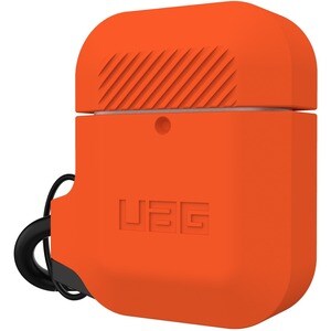 Urban Armor Gear Carrying Case Apple AirPods - Orange - Drop Resistant, Weather Proof, Water Resistant - Silicone Body - C