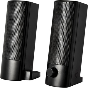 V7 SB2526-USB-6E Speaker System - 5 W RMS - Black - USB - 2 Pack