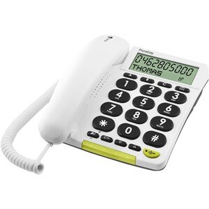 Doro PhoneEasy 312cs Standard-Telefon - Weiß - Schnurgebunden - Schnurgebunden - 1 Telefonleitung(en) - Freisprecheinricht
