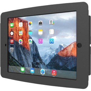 Compulocks iPad Pro 12.9" (3-6th Gen) Space Enclosure Wall Mount Black - High-Grade Aluminum Enclosure, Conceals charging 