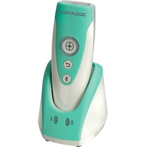 Datalogic RIDA DBT6420 Handheld Barcode Scanner Kit - Wireless Connectivity - Light Green, White - 1.50 m Scan Distance - 