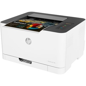 HP 150a Desktop Laser Printer - Colour - 18 ppm Mono / 4 ppm Color - 600 x 600 dpi Print - Manual Duplex Print - 150 Sheet