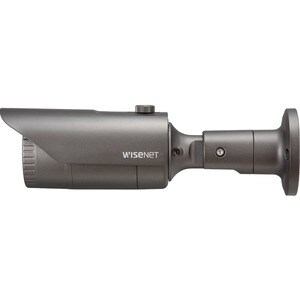 Wisenet QNO-6012R 2 Megapixel Outdoor HD Network Camera - Color - Bullet - Dark Gray - 65.62 ft Night Vision - H.264, MJPE