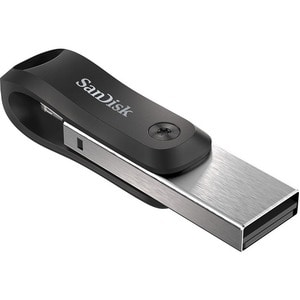SanDisk iXpand Flash Drive Go For Your iPhone - 256 GB - USB 3.0 Type A, Lightning - 1 Year Warranty
