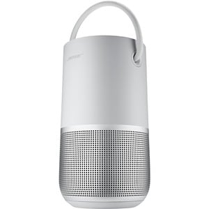 Bose Portable Bluetooth Smart Speaker - Alexa, Google Assistant Supported - Luxe Silver - 360° Circle Sound - Wireless LAN