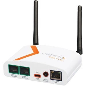 Lantronix SGX 5150 XL Wireless IoT Gateway - 256 MB - Twisted Pair - 1 x Network (RJ-45) - 1 x USB - 2 x Serial Port - 10/