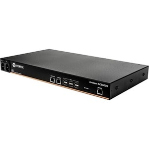 VERTIV ACS ACS8016MDAC-404 Device Server - 1 GB - DDR3 SDRAM - Verdrilltes, Glasfaserleitung - 2 x Netzwerk (RJ-45) - 8 x 