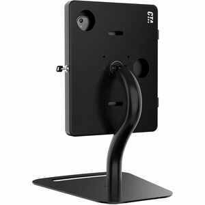 CTA Digital Premium Height-Adjustable Floor-to-Desk Security Kiosk for Tablets - Floor Stand, Desktop - Metal