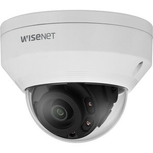 Wisenet LNV-6012R 2 Megapixel Outdoor Full HD Network Camera - Color, Monochrome - Dome - White - 98.43 ft Infrared Night 