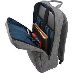 Lenovo B210 Carrying Case (Backpack) for 39.6 cm (15.6") Lenovo Notebook - Grey - Polyester Fabric Exterior Material - Sho