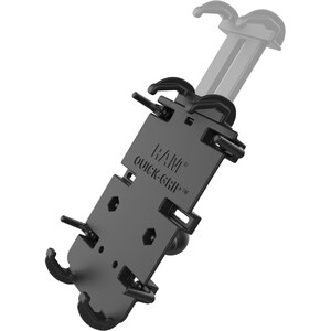 RAM Mounts Quick-Grip Mounting Adapter for Smartphone, GPS, Wireless Speaker - 2 lb Load Capacity - Powder Coated Marine-g