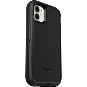 OtterBox Defender Carrying Case (Holster) Apple iPhone 11 Smartphone - Black - Dirt Resistant Port, Dust Resistant Port, A