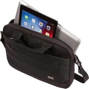 Case Logic Advantage ADVA-111 BLACK Carrying Case (Attaché) for 25.4 cm (10") to 30.5 cm (12") Notebook - Black - Polyster