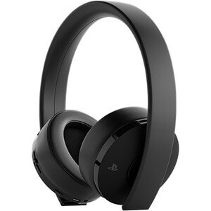 Sony Gold CUHYA-0080BR Wired/Wireless Over-the-head Stereo Gaming Headset - Black - Binaural - Circumaural - 1000 cm - RF 