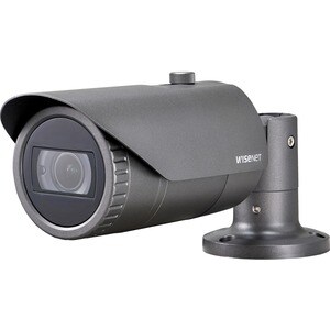 Wisenet HCO-7070R 4 Megapixel HD Surveillance Camera - Color, Monochrome - Bullet - Dark Gray - 98.43 ft - 2560 x 1440 - 3