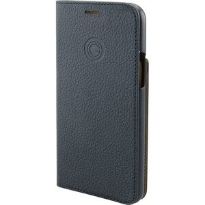 GALELI Book Case MARC Tasche (Buchfalz) Apple iPhone 11 Pro Smartphone - Schwarz - Echtes Leder