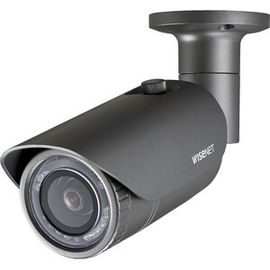 Wisenet HCO-7020R 4 Megapixel HD Surveillance Camera - Color, Monochrome - Bullet - Dark Gray - 82.02 ft - 2560 x 1440 - 4