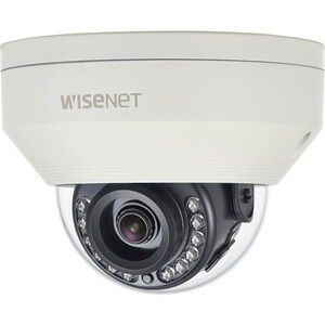 Wisenet HCV-7030R 4 Megapixel Outdoor HD Surveillance Camera - Dome - Ivory - 98.43 ft - 2560 x 1440 - 6 mm Fixed Lens - C