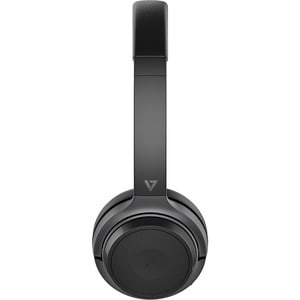 V7 HB600S Kabellos Auf den Ohren Stereo Headset - Schwarz - Binaural - 3048 cm Reichweite - Bluetooth - Host-Schnittstelle
