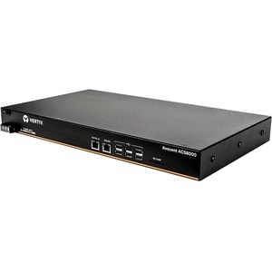 Convertitore seriale Vertiv AVOCENT ACS ACS8008SDC-400 - 1 GB - DDR3 SDRAM - Doppino intrecciato, Fibra ottica - 2 x Rete 