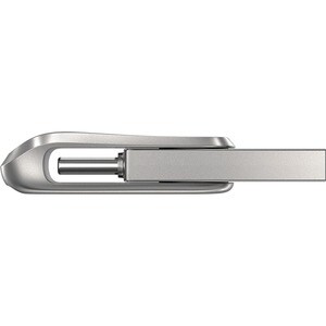 SanDisk Ultra Dual Drive Luxe 512 GB USB 3.1 (Gen 1) Type C, USB 3.1 (Gen 1) Type A Flash Drive - Silver - 150 MB/s Read S