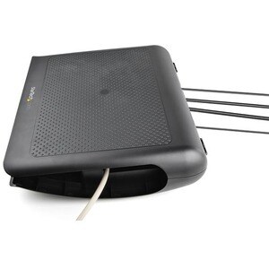 StarTech.com Fußstütze - Schwarz - 1 Each - TAA-konform - 30° Neigung - Gummi