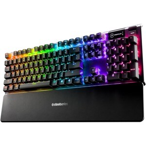 SteelSeries Apex 5 Gaming Keyboard - Cable Connectivity - USB Interface - English (US) - Black - Mechanical Keyswitch - Br