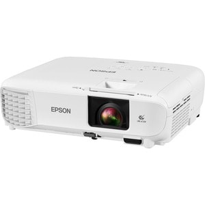Epson PowerLite E20 LCD Projector - 4:3 - White - 1024 x 768 - Front, Ceiling, Rear - 6000 Hour Normal Mode - 12000 Hour E