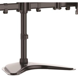 QUAD MONITOR STAND - HEAVY DUTY STEEL - ADJUSTABLE 4 MONITOR STAND - FOR VESA MOUNT MONITORS UP TO 27IN (17.6 LB/8 KG) - H