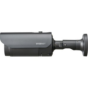 Cámara de red Wisenet QNO-8080R 5Megapíxel HD - Bala - Gris Oscuro - 30m - H.265, H.264, MJPEG - 2592 x 1944 - 3.20mm Zoom