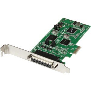 StarTech.com Multiport Serial Adapter - TAA Compliant - PCI Express x1 - 4 x DB-9 RS-232/422/485 - Serial, Via Cable - 3.5