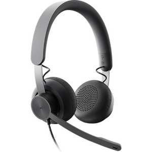 Logitech Zone Wired Over-the-head Stereo Headset - Binaural - Circumaural - 32 Ohm - 20 Hz to 16 kHz - 190 cm Cable - Uni-