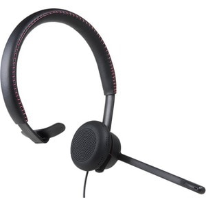 Avaya L129 Wired Over-the-head Mono Headset - Monaural - Supra-aural - 120 cm Cable - Noise Reduction, Noise Cancelling Mi