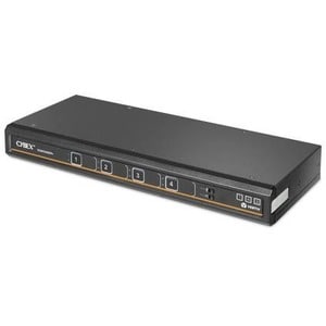 Vertiv Cybex Secure MultiViewer KVM Switch | 4 port | NIAP Approved | Dual AC - Secure Desktop KVM Switches | Secure KVM S