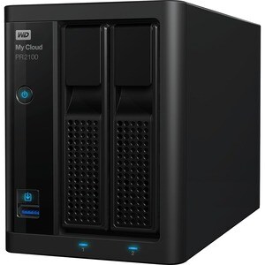 WD My Cloud Pro Series Network Attached Storage - 1 x Intel Pentium N3710 Quad-core (4 Core) 1.60 GHz - 2 x HDD Supported 