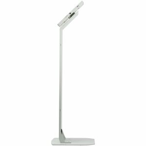 CTA Digital Premium Small Locking Floor Stand Kiosk (White) - Up to 8" Screen Support - 50" Height x 13.50" Width x 16" De