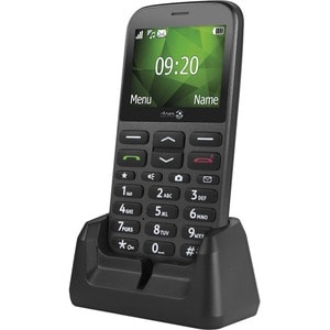Doro 1372 16 MB Feature Phone - 6.1 cm (2.4") 240 x 320 - 2G - Graphite - Bar - 2 SIM Support - SIM-free - Rear Camera: 3 