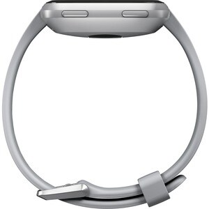 Fitbit Versa Smart Watch - Rectangular Case Shape - 24.08 mm Case Height - 24.08 mm Case Width - Grey Body Color - Alumini
