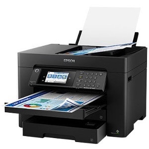 Epson WorkForce Pro WF-7840 Inkjet Multifunction Printer-Color-Copier/Fax/Scanner-4800x2400 dpi Print-Automatic Duplex Pri