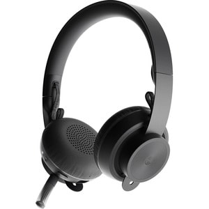 Logitech Zone Kabellos Über das Ohr, Kopfbügel Stereo Headset - Graphit - Binaural - Geschlossen - 30 Hz bis 13 kHz Freque